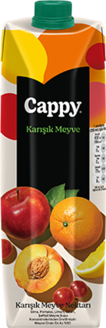 Cappy Bahçe Karışık Meyve Nektarı 1 Lt