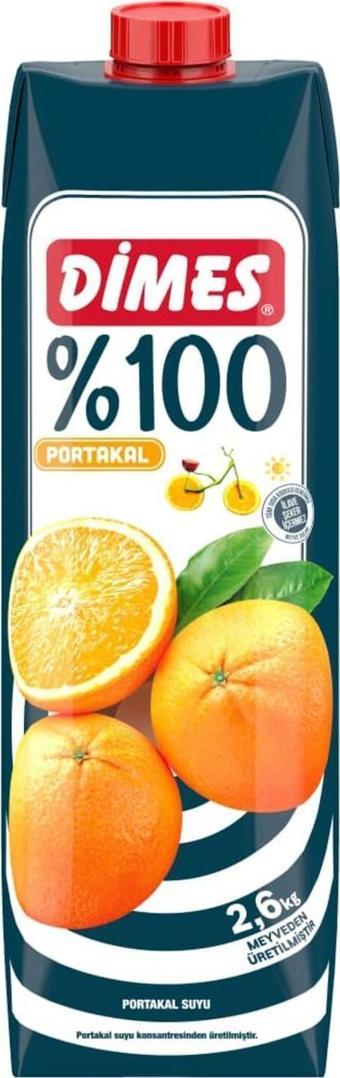 Dimes %100 Portakal Meyve Suyu 1 Lt