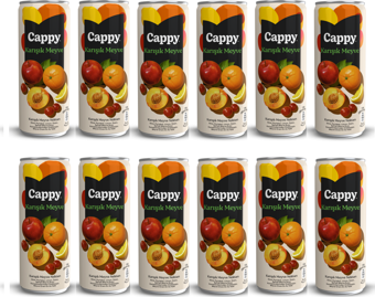 Cappy Bahçe Karışık Meyve Nektarı 330 Ml X 12 Adet