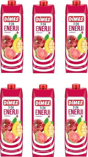 Dimes 7/24 Enerji Karışık Meyveli İçecek 1 Lt X 6 Adet