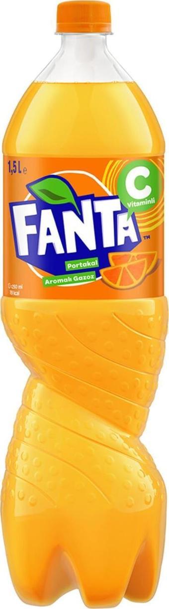 Fanta Portakal Aromalı Gazoz 1,5 Lt