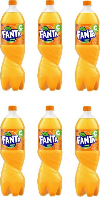 Fanta Portakal Aromalı Gazoz 1,5 Lt X 6 Adet