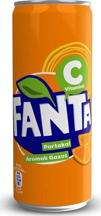 Fanta Portakal Aromalı Gazoz 330 Ml