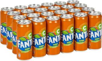 Fanta Portakal Aromalı Gazoz 330 Ml X 24 Adet