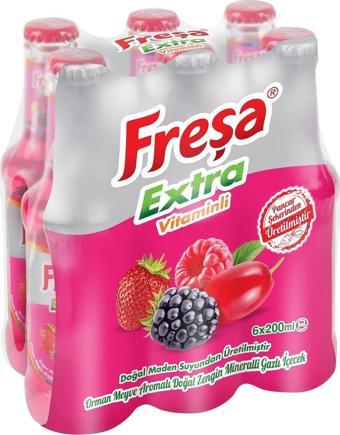 Freşa Extra Orman Meyve Aromalı Maden Suyu 200 Ml X 6 Adet