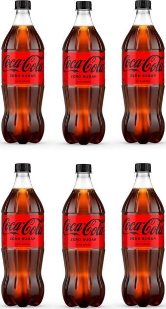 Coca Cola Kola Zero Sugar 1 Lt X 6 Adet