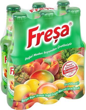 Freşa Karışık Meyve Aromalı Maden Suyu 200 Ml X 6 Adet