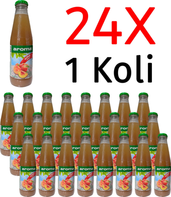 Aroma Şeftali Nektarı Cam 200 Ml X 24 Adet