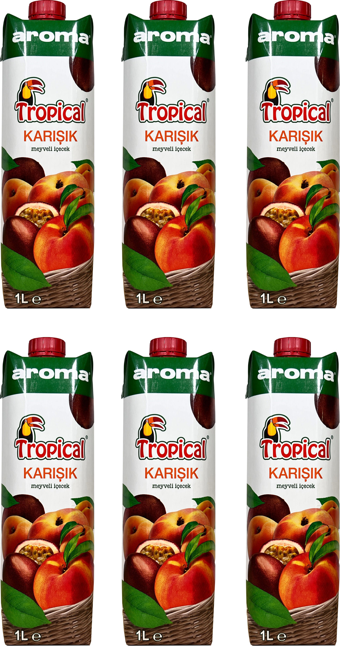 Aroma Tropical Karışık Meyveli İçecek 1 Lt X 6 Adet