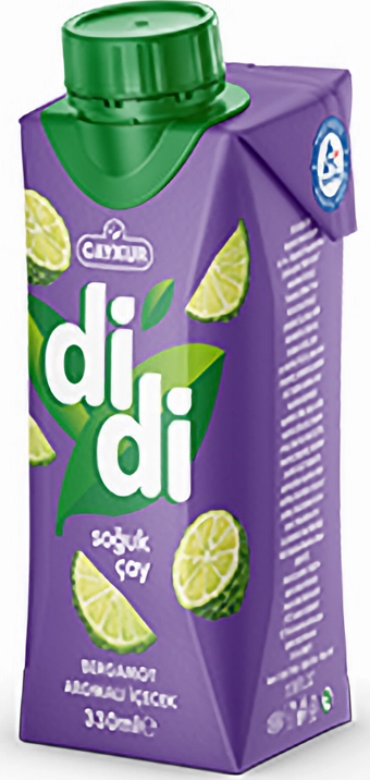 Çaykur Didi Bergamot Aromalı Soğuk Çay Kutu 330 Ml