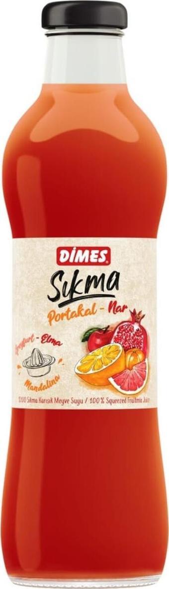 Dimes Sıkma %100 Portakal - Nar Suyu 700 Ml