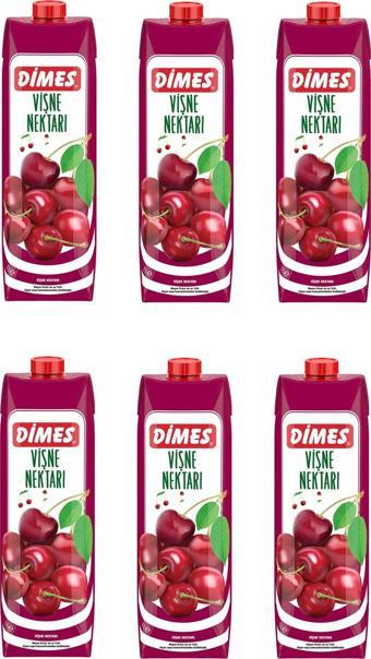 Dimes Vişne Nektarı 1 Lt X 6 Adet