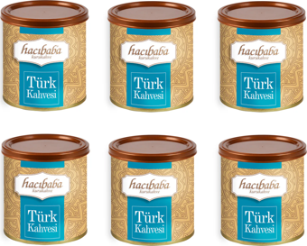 Hacıbaba Türk Kahvesi Kutu 100 Gr X 6 Adet