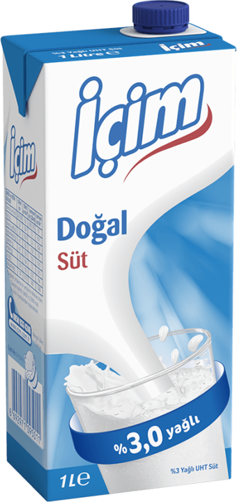 İçim Sade Yağlı Süt 1 Lt