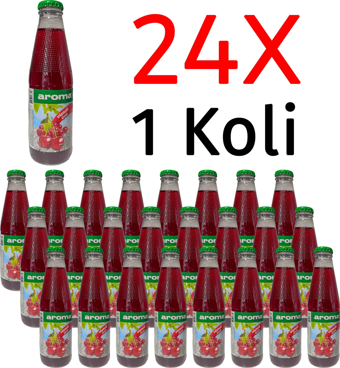 Aroma Vişneli İçecek Cam 200 Ml X 24 Adet