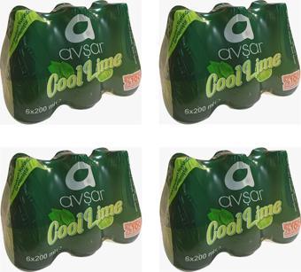 Avşar Cool Lime Nane Limon Aromalı Maden Suyu 200 Ml X 24 Adet