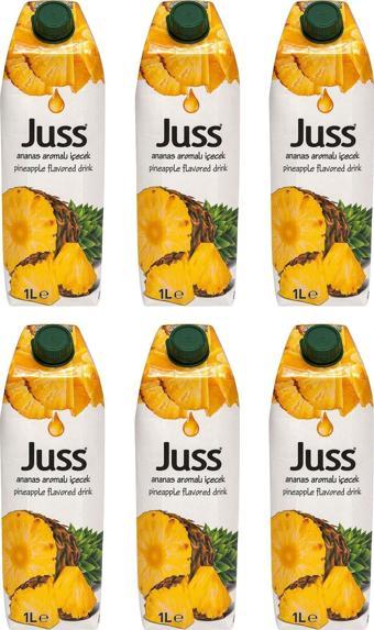 Juss Ananas Aromalı İçecek 1 Lt X 6 Adet