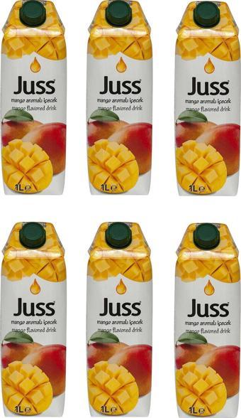 Juss Mango Aromalı İçecek 1 Lt X 6 Adet