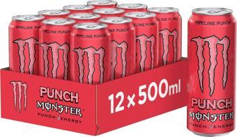 Monster Energy Pipeline Punch Enerji İçeceği 500 Ml X 12 Adet