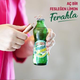 Beypazarı Fesleğen Limon Aromalı Maden Suyu 200 Ml X 6 Adet