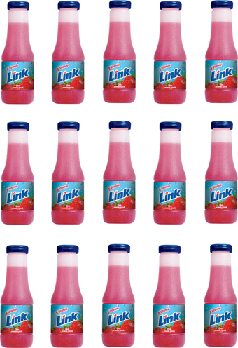 Link Çilek Aromalı İçecek 200 Ml X 15 Adet