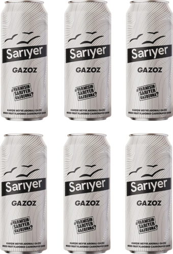 Sarıyer Karışık Meyve Aromalı Gazoz 330 Ml X 6 Adet