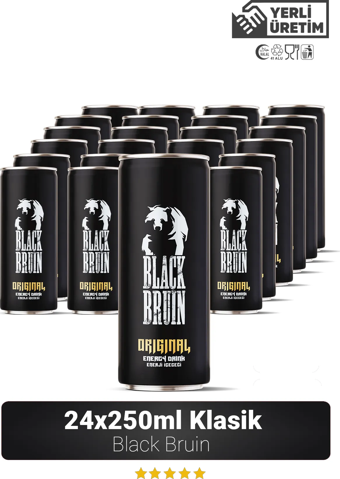 Black Bruin Enerji İçeceği 250 Ml X 12 Adet