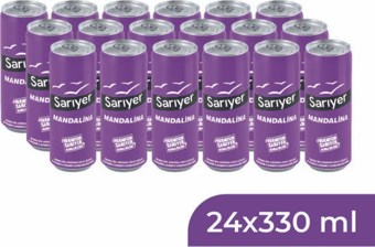 Sarıyer Mandalina Aromalı Gazoz 330 Ml X 24 Adet