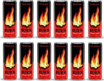 Burn Enerji İçeceği Orijinal 250 Ml X 12 Adet