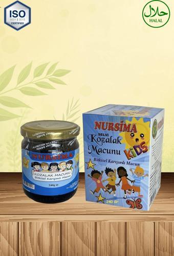 Nursima Selvi Kozalak Kids Bitkisel Karışımlı Macun 240 Gr