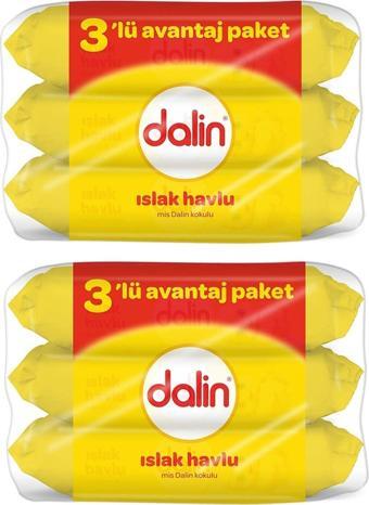 Dalin Islak Temizleme Mendili 56Lı (3 Lü Paket) X 2 Adet