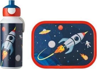 Mepal Lunch Set Campus Içecek Şişeli Beslenme Seti (Pop-Up Içecek Şişesi Ve Yemek Kutusu) - Space