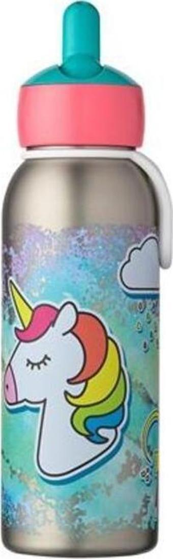 Mepal İnsulated Bottle Flip Up Campus Açılır Kapanır Termos Su Şişesi 350 Ml - Unicorn