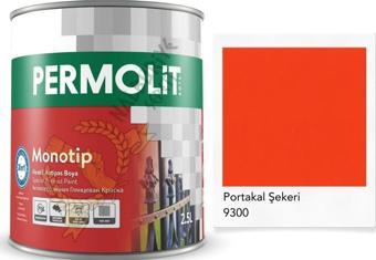 Permolit Monotip Astarlı Antipas Boya PORTAKAL TURUNCU 0.75 Lt.