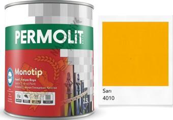 Permolit Monotip Astarlı Antipas Boya SARI 0.75 Lt.