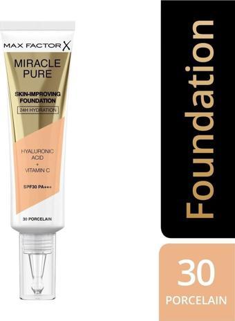 Max Factor Miracle Pure Foundation Porceleain No:30