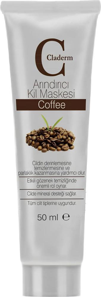 Claderm 50 ml Kil Maskesi - Coffee