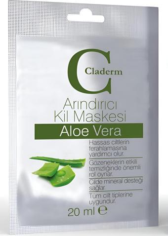 Claderm Kil Maskesi 20 ml Sachet – Aloe Vera