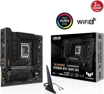 Asus / Asus Tuf Gamıng B760M-Btf Wıfı D4 5333 M.2 Hdmı Dp 1700P Matx