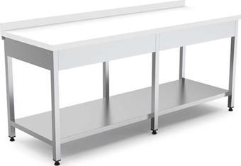 Empero EMP.PTT.70200 Alt Raflı Polietilen Çalışma Tezgahı 200x70x85 cm