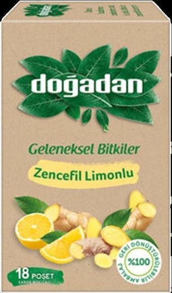 Doğadan Zencefil Limonlu Bitki Çayı 18'li