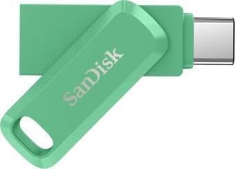 SanDisk Ultra Dual Drive Go 256GB SDDDC3-256G-G46AG USB & Type-C Flash Bellek Absinthe Green