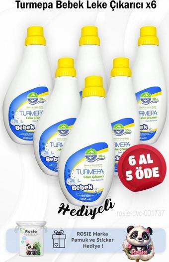 Turmepa Baby Leke Çıkarıcı 1000 ml 6 Al 5 Öde ve Rosie Pamuk