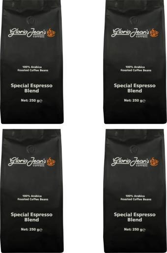 GLORİA JEAN'S SPECİAL ESPRESSO BLEND 250GR 4'LÜ PAKET