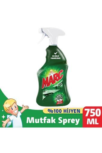 Mutfak Yüzey Temizleyici, Yağ Ve Kir Çözücü Sprey 750 ml