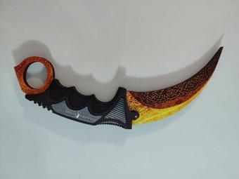 Deposundan Al Ahşap Cs-Go Gold Karambit