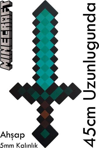 Home&Game Ahşap Minecraft Kılıç Oyuncak 45Cm Boyunda