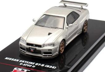 Inno Dianomi İnno 64 Nissan Skyline Gt-R R34 Gri(8 Cm Uzunluğunda)