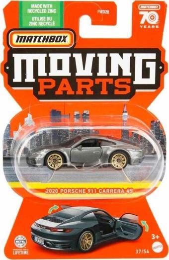 Mattel Matchbox 2020 Porsche 911 Carrera 4S Fwd28-Hlg22