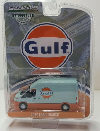 Greenlight 1:64 2019 Ford Transit Lwb High Roof - Gulf Minibüs